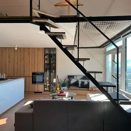 Open Space Loft With Wonderful View Apartment Brasov